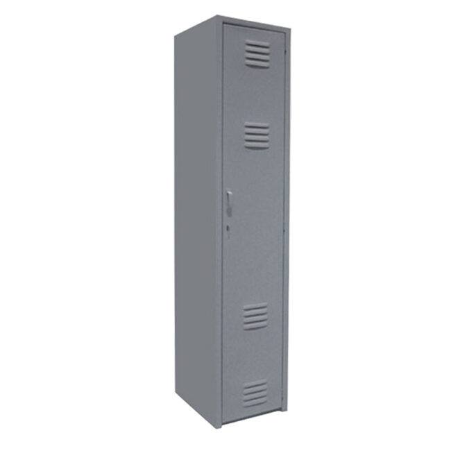 locker metálico de 1 puerta en color gris
