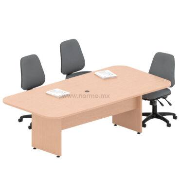 mesa de juntas rectangular para 8 personas