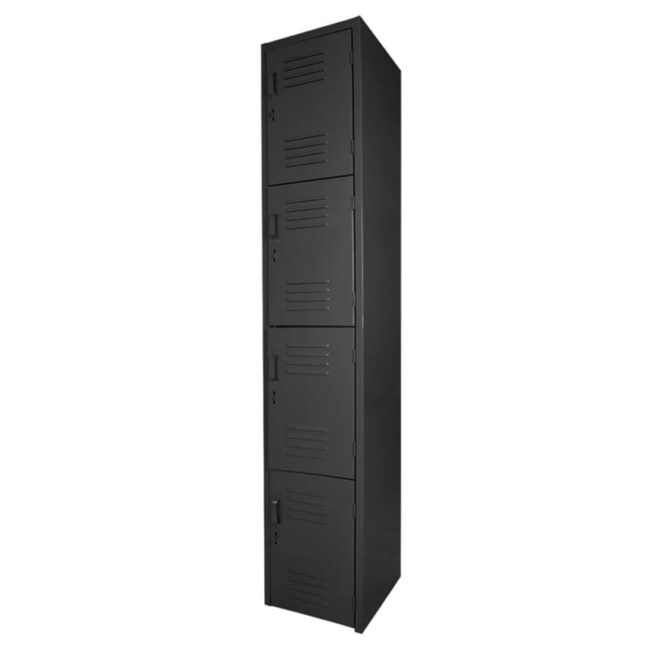 Locker-metalico-4-puerta-color-negro